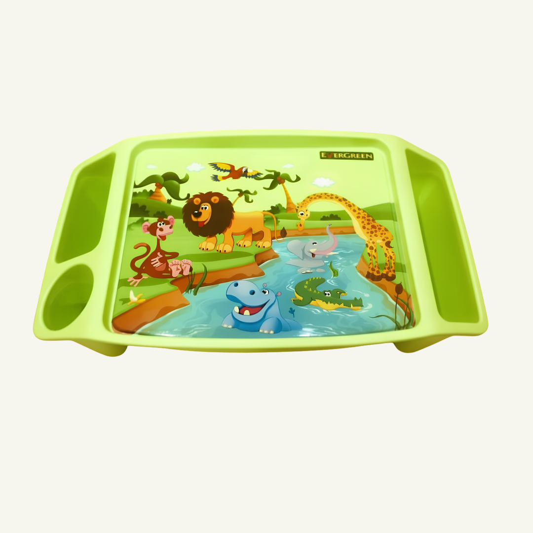 Kids Study Table with Storage | Portable Plastic Lap Desk for Children | Age 2–10