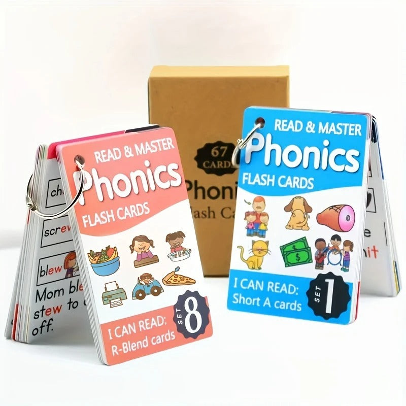 Read & Master Phonics Flash Cards (laminated)