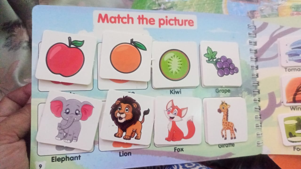 Busy book with Valcro 12 themes