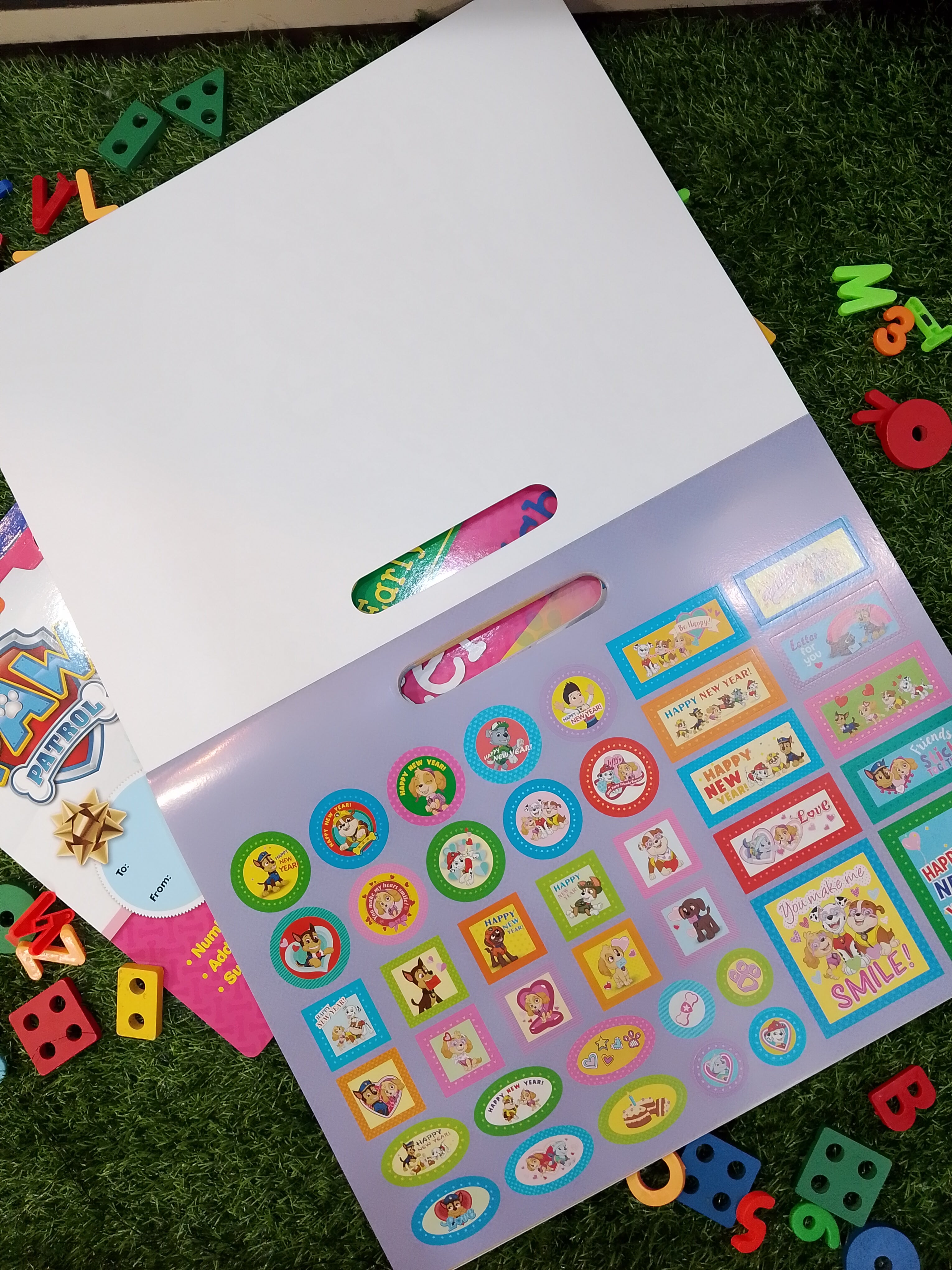 PAW Patrol Winter Wishes Activity Pad | Early English Phonics & Alphabet Workbook with Stickers | Age 3–5