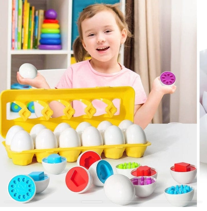 Egg Matching Number Activities | Montessori Colour Sorting & Counting Toy | Age 2–6