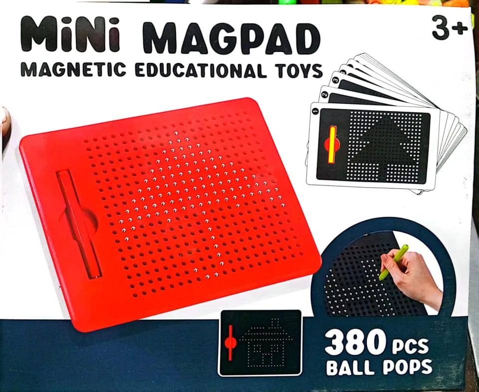 Mini Magpad Magnetic Drawing Board for Kids | 380 Magnetic Dots | Age 3+