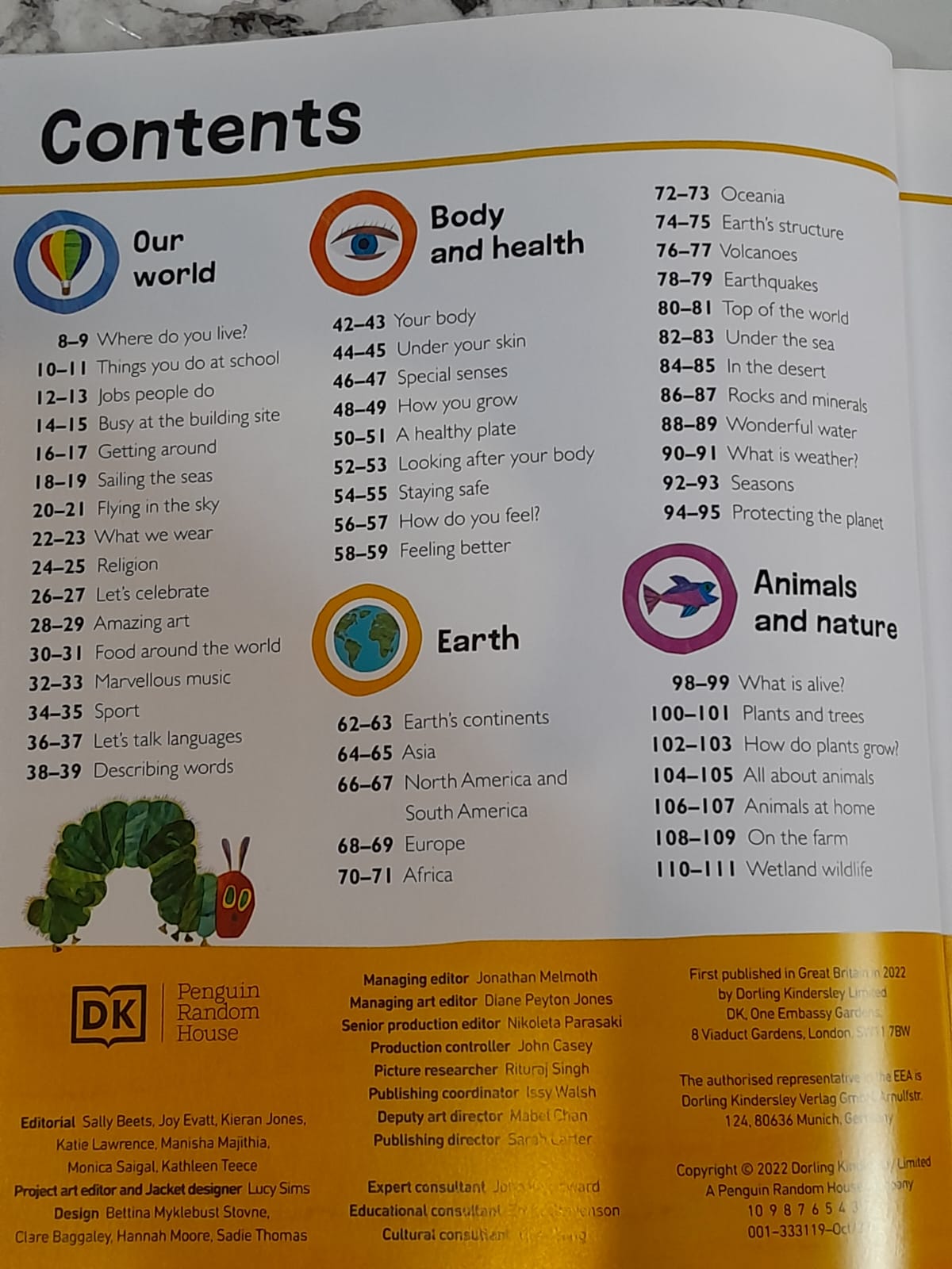 Very First Encyclopedia by DK Children × Eric Carle | Age 3–7