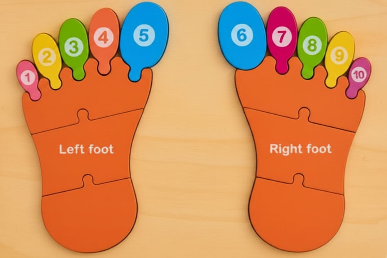 Hand Feet Puzzle Set