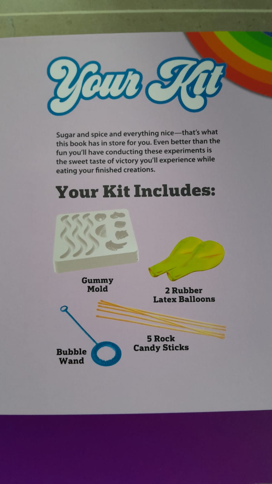 Sugar Lab" Science Experiment Kit