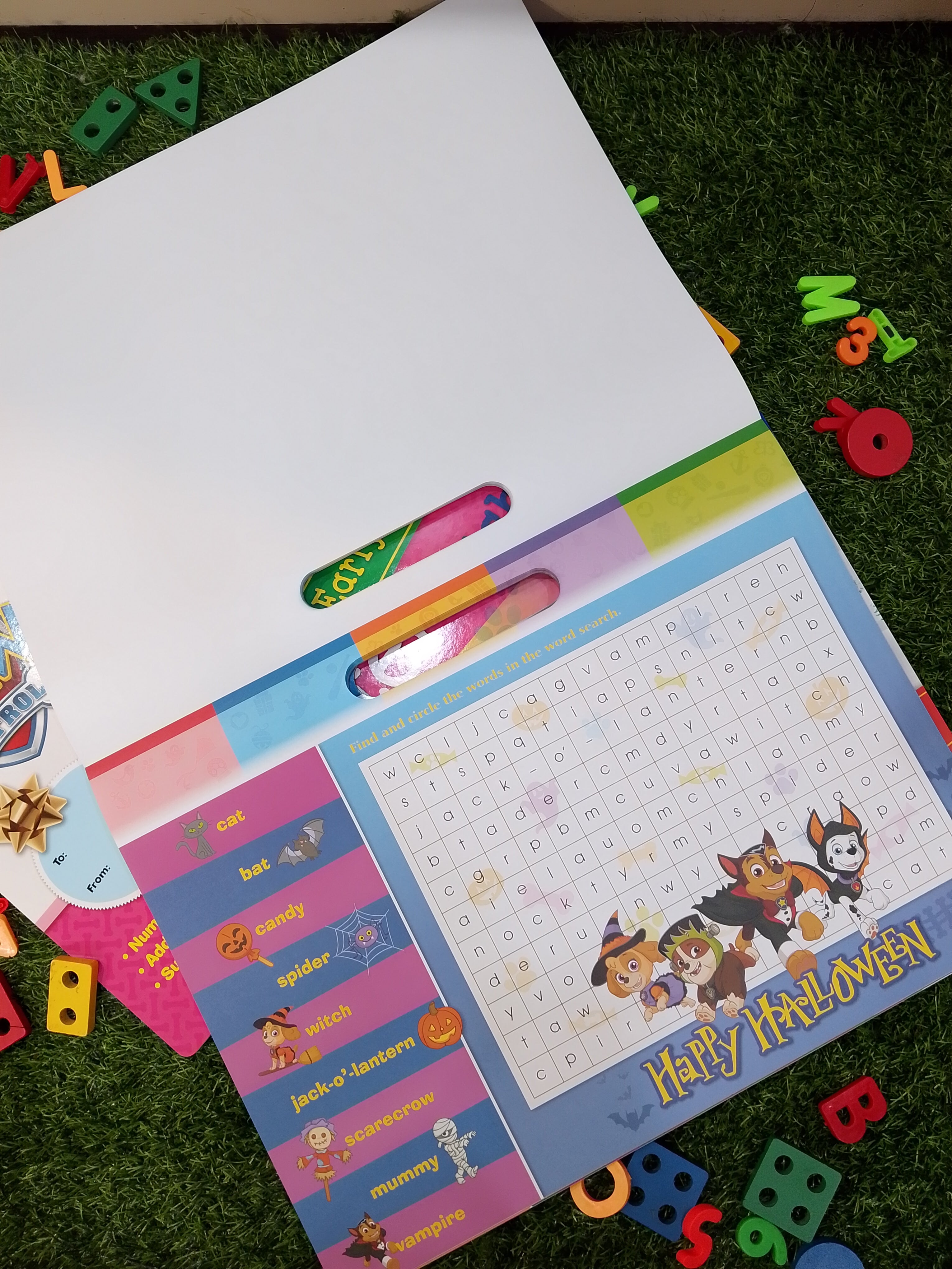 PAW Patrol Winter Wishes Activity Pad | Early English Phonics & Alphabet Workbook with Stickers | Age 3–5