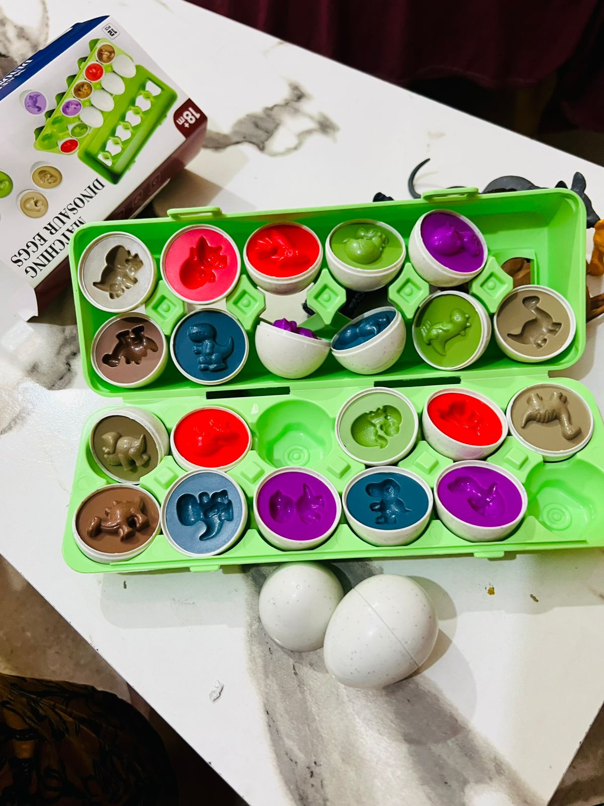 Egg Matching Number Activities | Montessori Colour Sorting & Counting Toy | Age 2–6