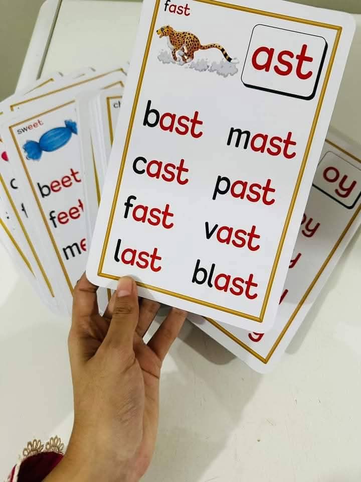 Early Learning Words: 1000 Phonics Double-Sided Flash Cards for Age 3–7