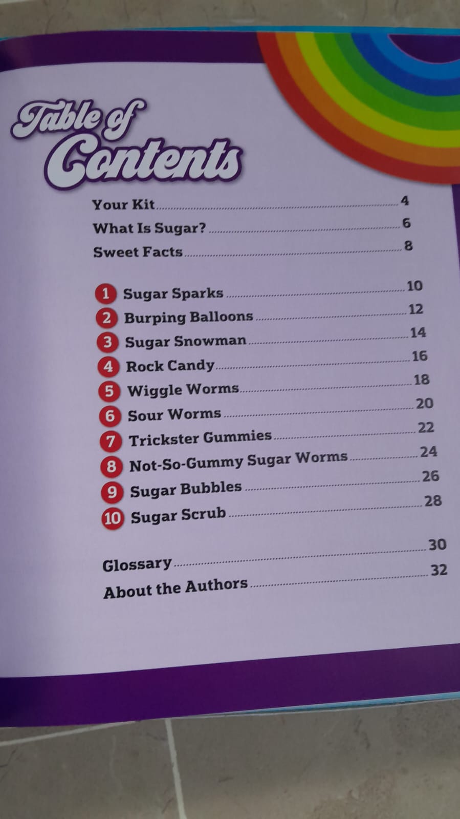 Sugar Lab" Science Experiment Kit