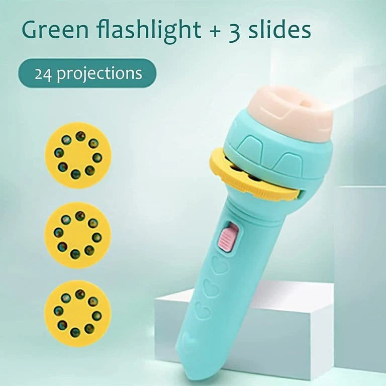 Kids Projector Torch Light with 3 reels