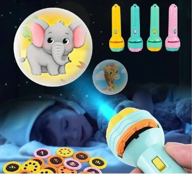 Kids Projector Torch Light with 3 reels