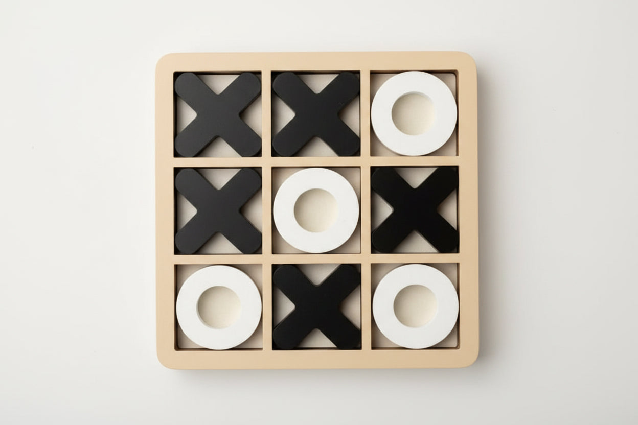 Wooden Tic-TOC Game